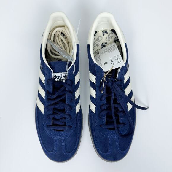 NWT Adidas Handball Spezial Shoes Night Indigo Blue Cream White 8M 9W - Picture 4 of 12